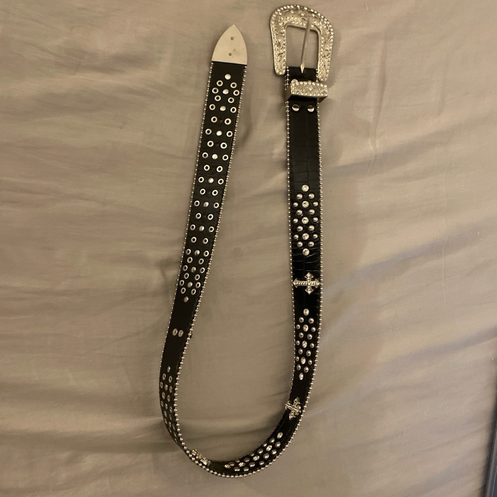 Unisex Rhinstone Belt